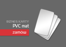 zamów biznes karty PVC mat