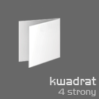 broszury kwadrat 98x98 4 strony