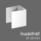 broszury kwadrat 98x98 8 stron (do środka)