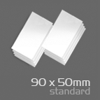 90mm x 50mm (standard)