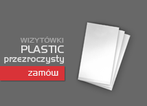 zamów wizytówki plastic przezroczysty